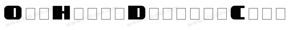 OutHouseDisplayCaps Italic字体转换